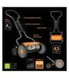 Механическая газонокосилка Fiskars StaySharp Plus Reel Mower 113872 (1015649) - 3