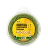 Волосінь для тримера MASTERTOOL SPIRAL SQUARE, безшумна, 2,4 мм, 131 м блістер (19-0412) - 2