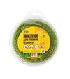 Леска для триммера MASTERTOOL SPIRAL SQUARE, бесшумная, 2,7 мм, 107 м блистер (19-0413) - 2