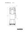 Насос занурювальний напірний Metabo TDP 6200/4 Inox, 1100 Вт (601772000) - 2