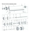 Насос центробежный Aquatica (Dongyin) 4SD12/26, 400 В, 5,5 кВт, 163 м, 270 л/мин, &Oslash;102 мм, из 3-х частей (7771773) - 8