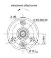 Насос центробежный скважинный Aquatica (Dongyin) 3SEm1.8/46, 1500 Вт, 197 м, 45 л/мин, &Oslash;75 мм (777406) - 6