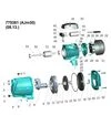 Насос центробежный самовсасывающий LEO 3.0 AJm30, 300 Вт, 35 м, 45 л/мин, для чистой воды (775381) - 3