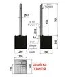 Колонка садовая круглая РІВНИНА Light 50 мм, с овальным верхом, с 2 кранами, дренажным модулем и решеткой "Волна" (20205-1Хв) - 2