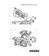 Пила торцювальна акумуляторна Metabo KGS 18 LTX BL 216, 18 В, 4 А*Год (614216920) - 2