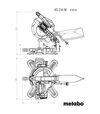 Пила торцювальна Metabo KS 216 M, 1350 Вт, &Oslash;216 мм (610216000) - 6