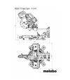 Пила торцовочная Metabo KGSV 72 Xact SYM + станина KSU 251 (690972000) - 4