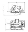 Дискова (циркулярна) пила Metabo KS 55 FS, 1200 Вт, 160 мм (600955000) - 4