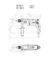 Дриль Metabo BE 850-2, 850 Вт, ключовий патрон (600573000) - 2