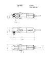 Дрель угловая Metabo WBE 700, 705 Вт (600512000) - 2