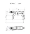 Дриль ударний Metabo SBE 850-2 Futuro Top, 850 Вт, кейс (600782850) - 3