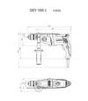 Дриль ударний Metabo SBEV 1000-2 Futuro Plus, 1010 Вт, кейс (600783500) - 4