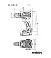 Дриль-шуруповерт акумуляторний Metabo BS 18 L, кейс (614051500) - 2