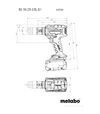 Дриль-шуруповерт акумуляторний Metabo BS 18 LTX-3 BL Q I, без АКБ та ЗП (603184850) - 2
