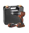 Дрель-шуруповерт ударная аккумуляторная BLACK+DECKER BL188KB, 18 В, 1,5 Агод, в кейсе - 3