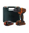 Дрель-шуруповерт аккумуляторный BLACK+DECKER BDCDD186KB, 18 В, 1,5 Агод - 1