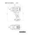 Гайковерт ударний акумуляторний Metabo SSW 18 LTX 800 BL, 2x5,2 А*Год, кейс (602403650) - 2