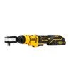 Тріскачковий гайковерт кутовий акумуляторний DeWALT DCF503L1G, 12 В, 81 Нм, 3/8" - 2