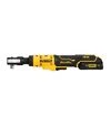 Тріскачковий гайковерт кутовий акумуляторний DeWALT DCF503L1G, 12 В, 81 Нм, 3/8" - 3