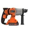 Перфоратор аккумуляторный BLACK+DECKER BCD900E2K, SDS-Plus, 18 В, в кейсе - 4