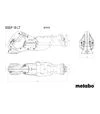 Пила шабельна акумуляторна Metabo SSEP 18 LT, 18 В, кейс, без АКБ та ЗП (601616840) - 2