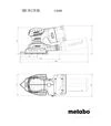 Шліфмашина вібраційна акумуляторна Metabo SM 18 LTX BL, 2 платформи, без АКБ та ЗП (602089850) - 3