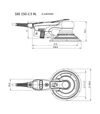 Шлифмашина эксцентриковая Metabo SXE 150-2,5 BL, 350 Вт, 150 мм, metaBOX (615025700) - 3