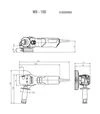 Кутова шліфмашина Metabo W 9-100, 900 Вт (600350010) - 2