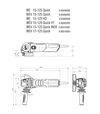 Кутова шліфмашина Metabo WE 15-125 Quick, 1550 Вт (600448000) - 5