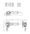 Кутова шліфмашина Metabo WEA 17-150 Quick, 1700 Вт (600535000) - 5