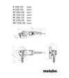 Угловая шлифмашина Metabo WE 2200-230, 2200 Вт + 2 диска, кейс (691081000) - 7
