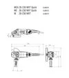 Кутова шліфмашина Metabo WE 26-230 MVT Quick, 2600 Вт, плавний пуск (606475000) - 2