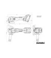 Кутова шліфмашина акумуляторна Metabo W 18 L BL 9-125 + набір дисків, без АКБ та ЗП (691224000) - 2