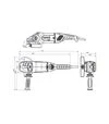 Угловая шлифмашина Metabo WE 22-180 MVT, 2200 Вт, 180 мм (606463000) - 2