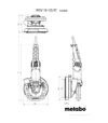 Полірувальна машина для бетону Metabo RFEV 19-125 RT, 1900 Вт, з фрезерною головкою (603826710) - 3