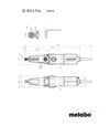 Пряма шліфмашина Metabo GE 950 G PLUS, 950 Вт (600618000) - 2