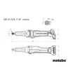 Пряма шліфмашина акумуляторна Metabo GVB 18 LTX BL 11-28, 18 В, без АКБ та ЗП (600826850) - 2