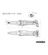 Пряма шліфмашина акумуляторна Metabo GVB 18 LTX BL 11-7 HT, 18 В, без АКБ та ЗП (600829850) - 2
