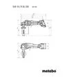 Шліфмашина щіткова акумуляторна Metabo SVB 18 LTX BL 200, без АКБ та ЗП (601766840) - 2