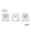 Пылесос строительный Metabo ASR 25 L SC, 1400 Вт (602024000) - 5