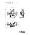 Фрезер акумуляторний Metabo OFV 18 LTX BL 12, 6/8/12 мм, без АКБ та ЗП (601743660) - 2