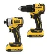 Набір акумуляторного електроінструменту DeWALT DCK2062M2T в кейсі TSTAK - 2