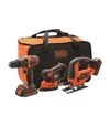Набор аккумуляторных инструментов BLACK+DECKER BCK31S1S, BDCHD18 + BDCJS18 + BDCDS18, сумка (BCK31S1S) - 1