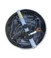 Медогонка 4-х рамочная поворотная нержавеющая, ременный привод (М93236) - 2