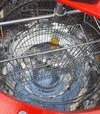 Медогонка 2-х рамкова нержавіюча, не поворотна, з підставкою (М1006P) - 5