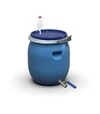 Бочка для брожения Litolan 45 л, с S-образным клапаном и краном 1/2" из нержавеющей стали (296482) - 1