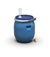 Бочка для брожения Litolan 45 л, с U-образным клапаном и латунным краном 1/2" (296483) - 1