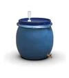 Бочка для бродіння Litolan 130 л, з гідрозатвором та латунним краном 1/2" (27646М) - 1