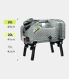 Каністра мобільна Barrel CampPro 15 л, з краном, ніжками та колесами (101501) - 8