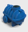 Бочка горизонтальна Litolan EG1000Р 1000 л, посилена ребрами (14180) - 2